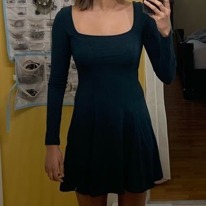 Emerald Green Forever 21 Dress